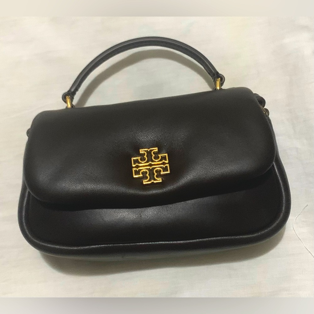 TORY BURCH BRITTEN LEATHER PUFFY MINI TOP HANDLE